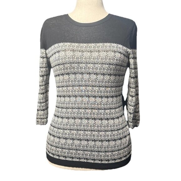 RED Valentino Monochrome Knit Top - Picture 1 of 7